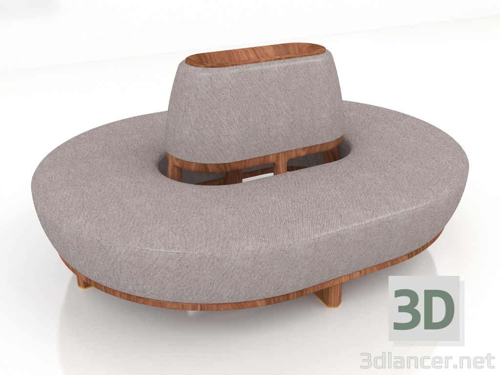 3d model Sofá Icorondo - vista previa