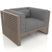 modello 3D Poltrona lounge (Bronzo) - anteprima