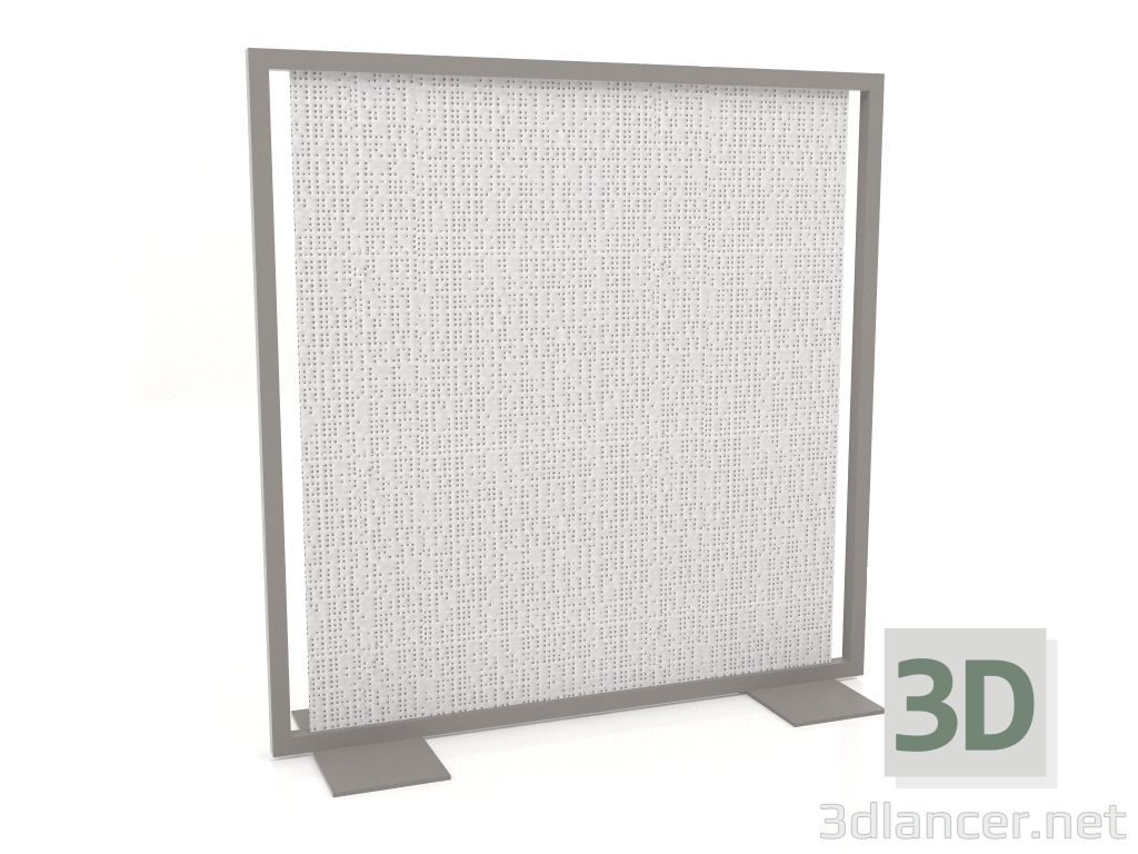 3d model Mampara mampara 150x150 (Gris cuarzo) - vista previa