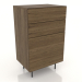 3d model Chest of drawers 4,600 mm (lightened ash walnut) - preview