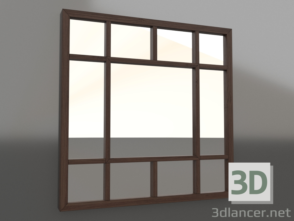 modèle 3D Miroir 1 (noyer foncé) - preview modèle 3D Miroir 1 (noyer foncé) - preview