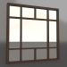 modèle 3D Miroir 1 (noyer foncé) - preview
