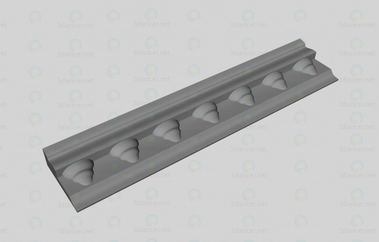 3D Modell Gesims - Vorschau