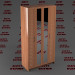 3d model Wardrobe 4-door - preview