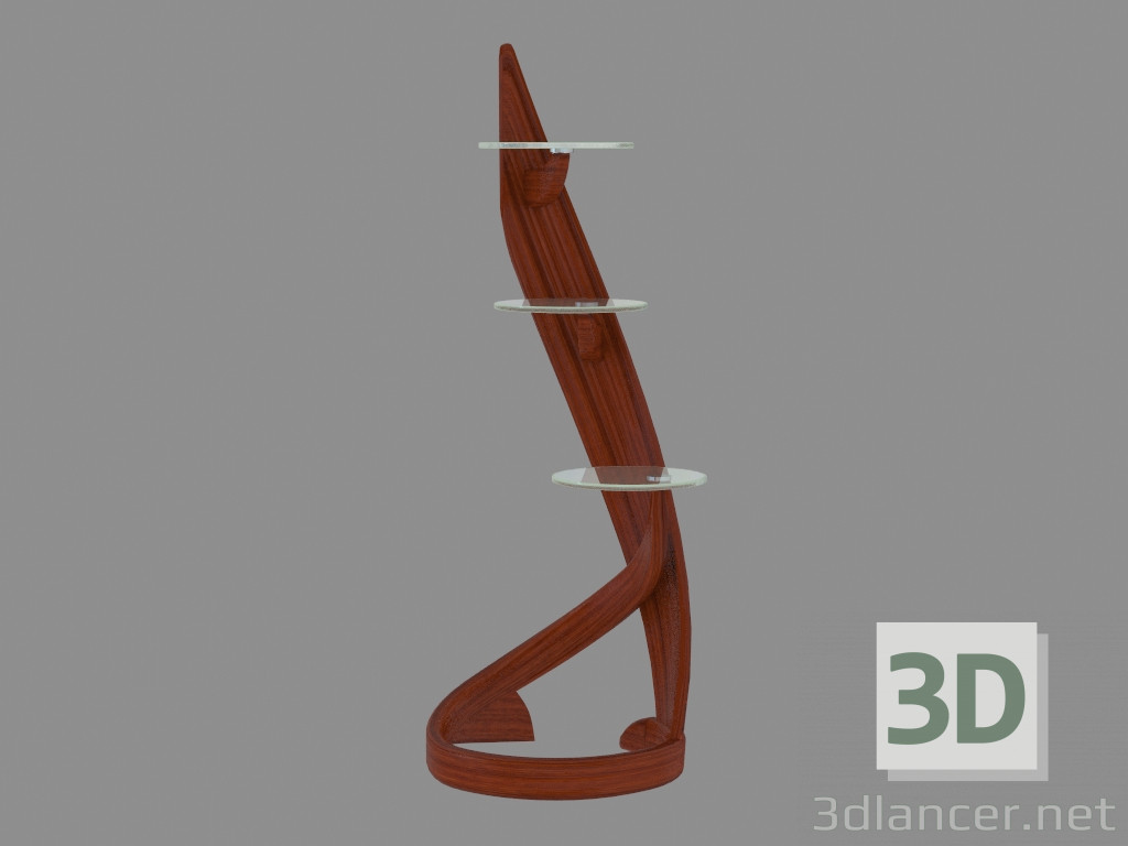 Modelo 3d Stand para flores em estilo Art Nouveau - preview