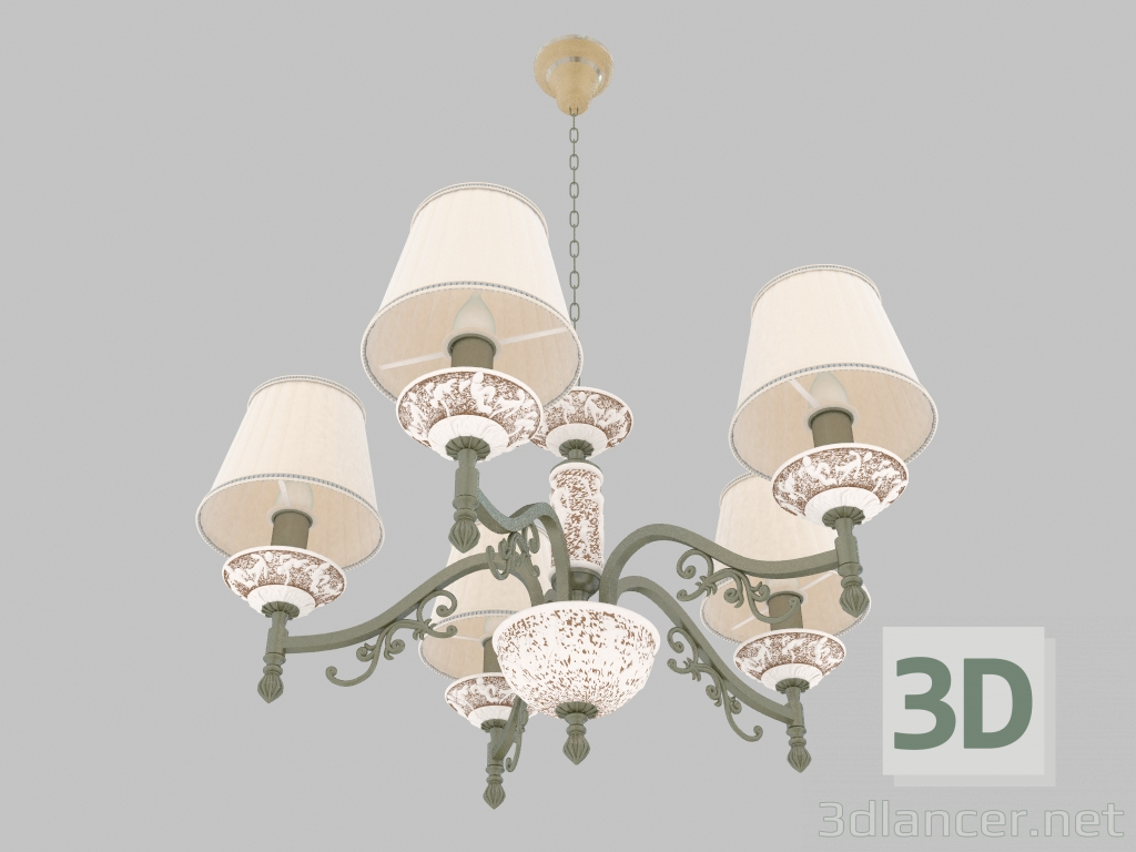 Modelo 3d Chandelier Stella Favorita (1200-5p) - preview