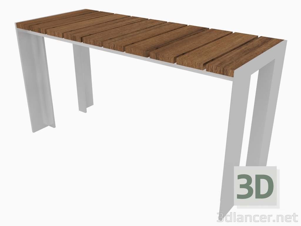 modèle 3D Banc de rue (40x100x44) - preview