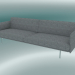 3D Modell Triple Sofa Outline (Vancouver 14, Aluminium poliert) - Vorschau