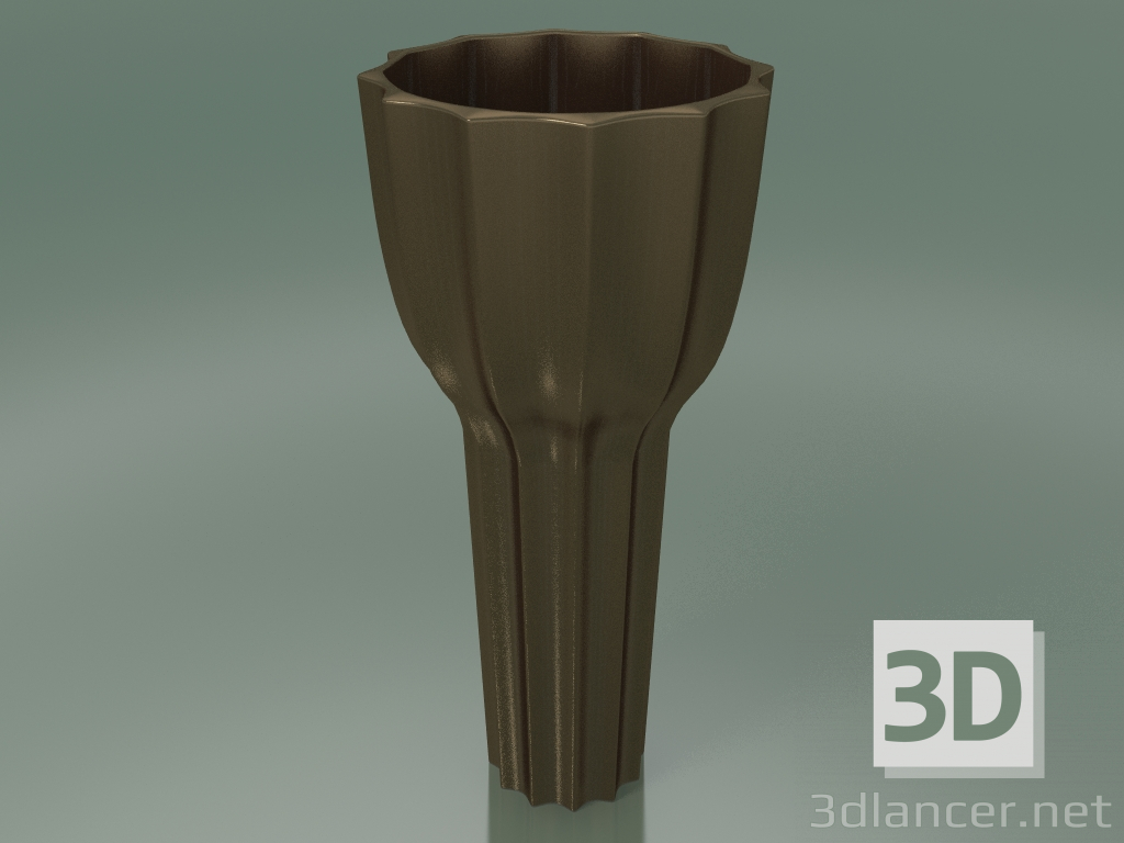 3D Modell Vase Line Big (Bronze) - Vorschau