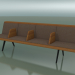 3d model Central module Waiting 4500BV (L 240 cm, Teak effect) - preview