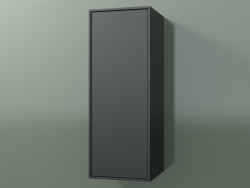 Wall cabinet with 1 door (8BUBСDD01, 8BUBСDS01, Deep Nocturne C38, L 36, P 36, H 96 cm)