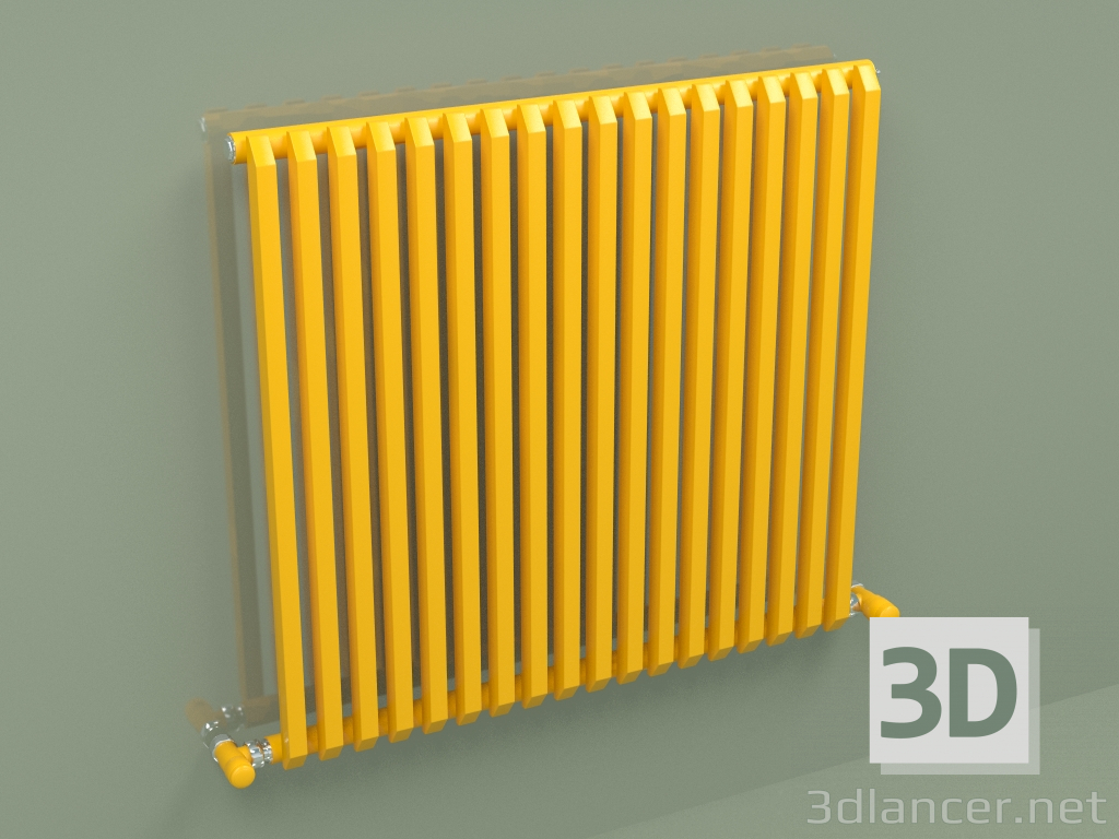 Modelo 3d Radiador SAX (H 680 18 EL, amarelo melão - RAL 1028) - preview