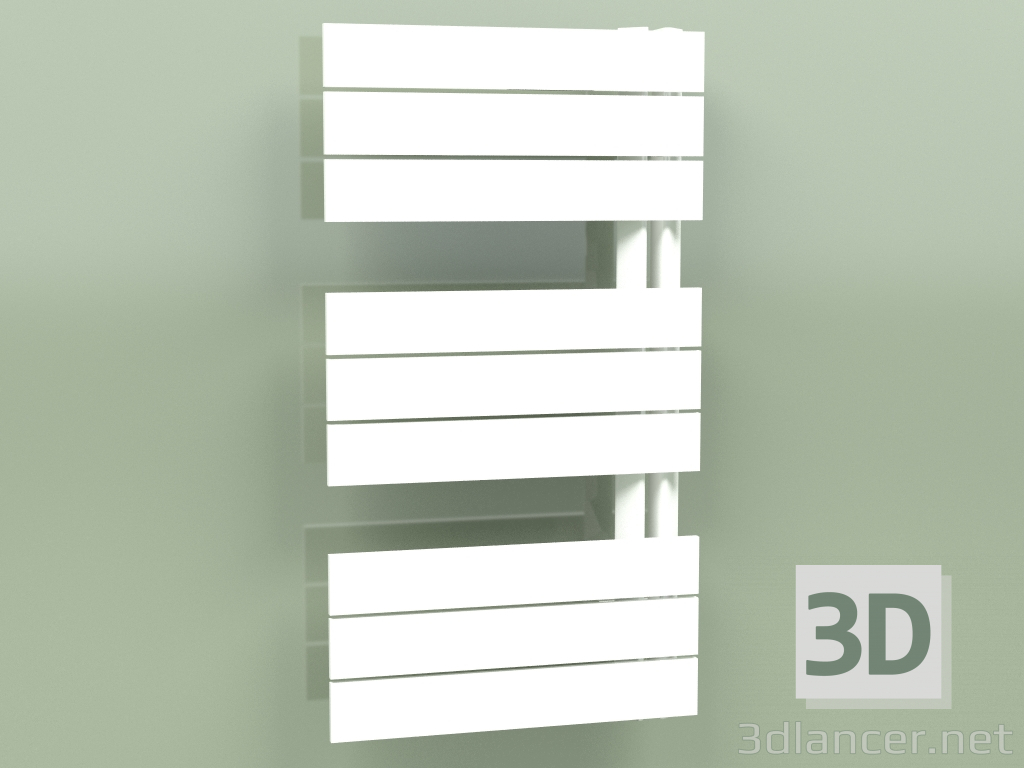 modello 3D Scaldasalviette - Elato (830 x 450, RAL - 9016) - anteprima