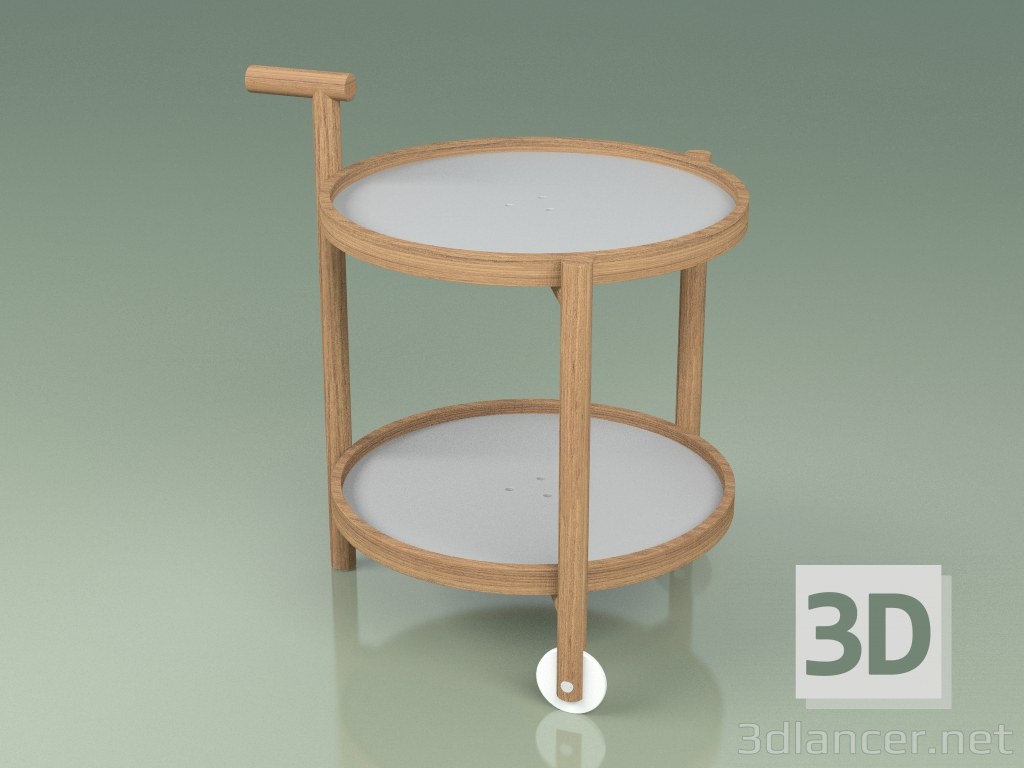 Modelo 3d Carrinho de bar 001 - preview