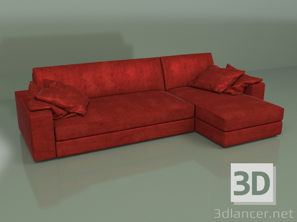 3d model Sofá de esquina Blend - vista previa