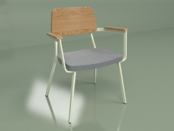 Chaise Sprint Armchair 2 (chêne, blanc)