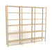 3d model Rack (1800х300х1600, madera blanca) - vista previa