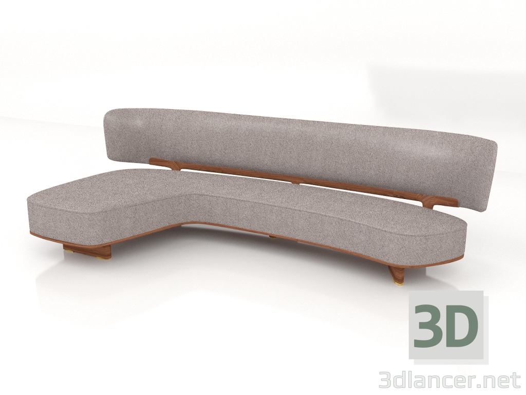 Modelo 3d Sofá Icosofà chaiselengue - preview