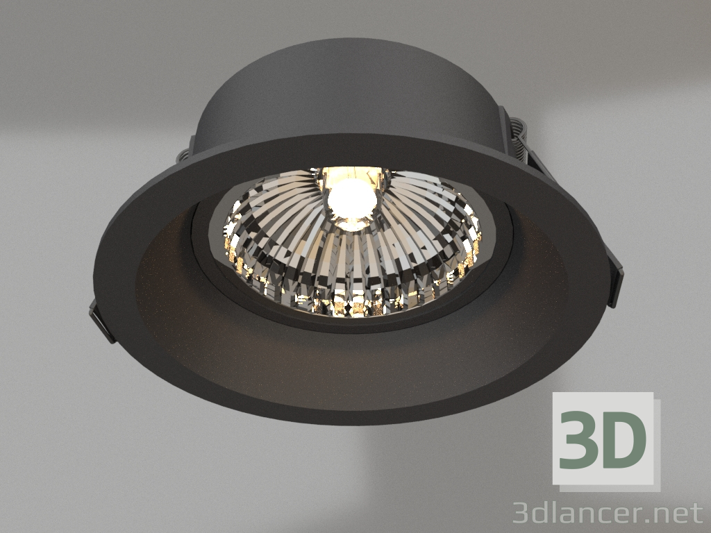 3d model Recessed luminaire (C0161) - preview