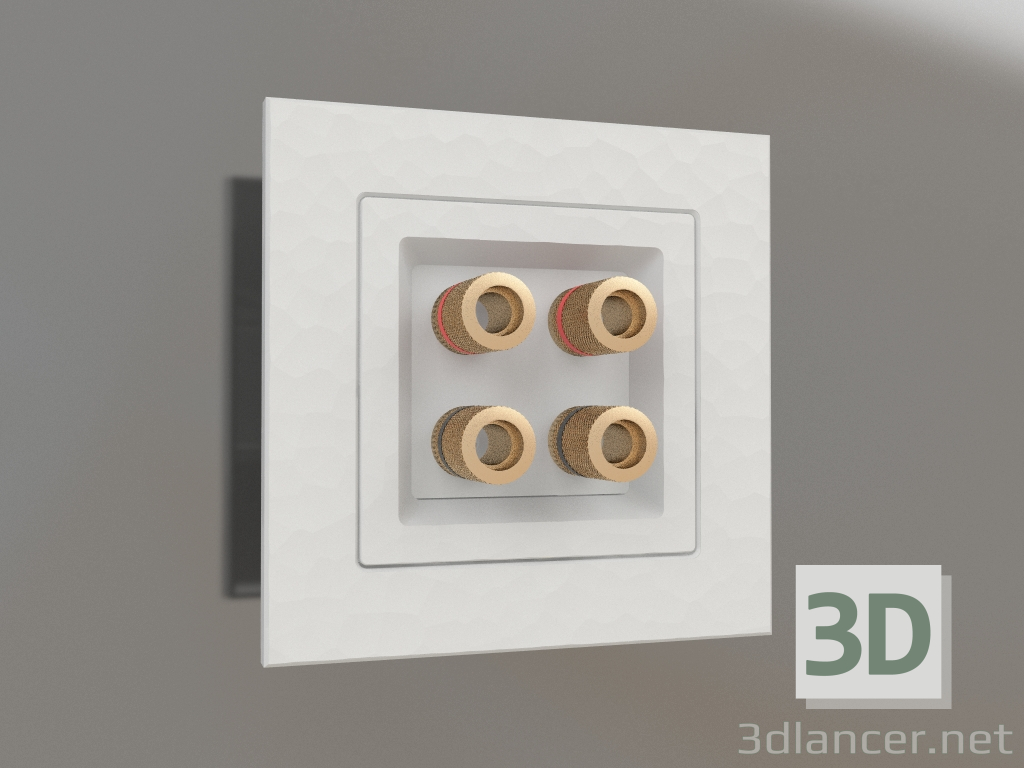 3d model Acoustic socket (hammer silver) - preview