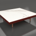 3d model Square coffee table (Wine red, DEKTON Aura) - preview