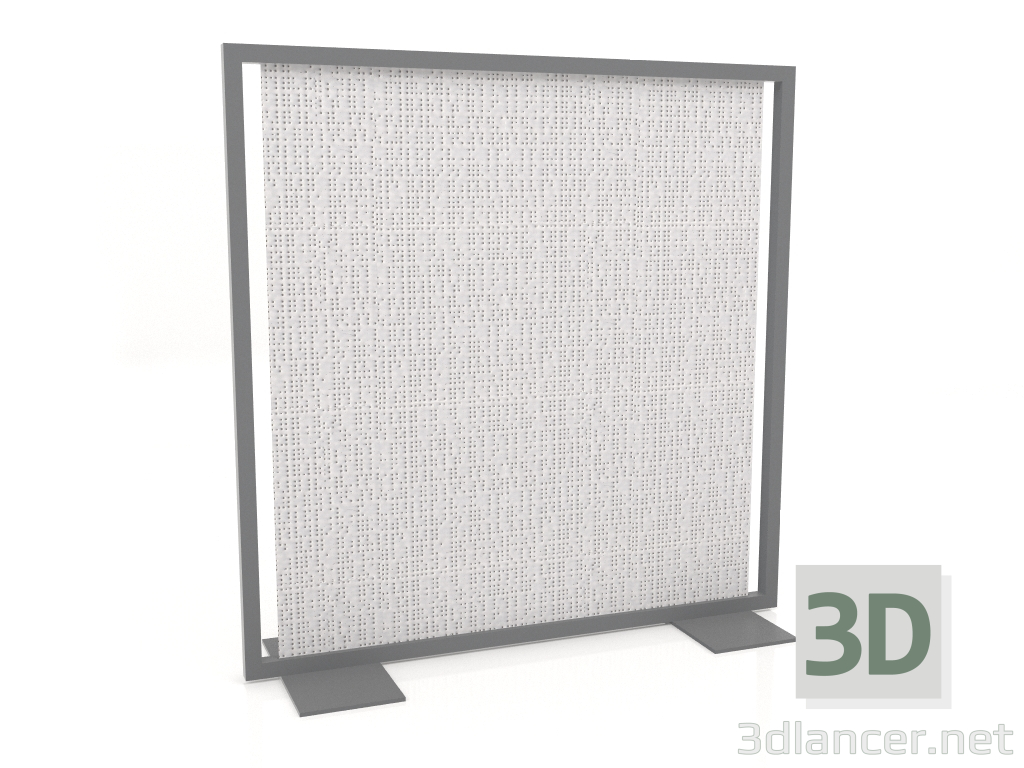 3d модель Экранная перегородка 150x150 (Anthracite) – превью