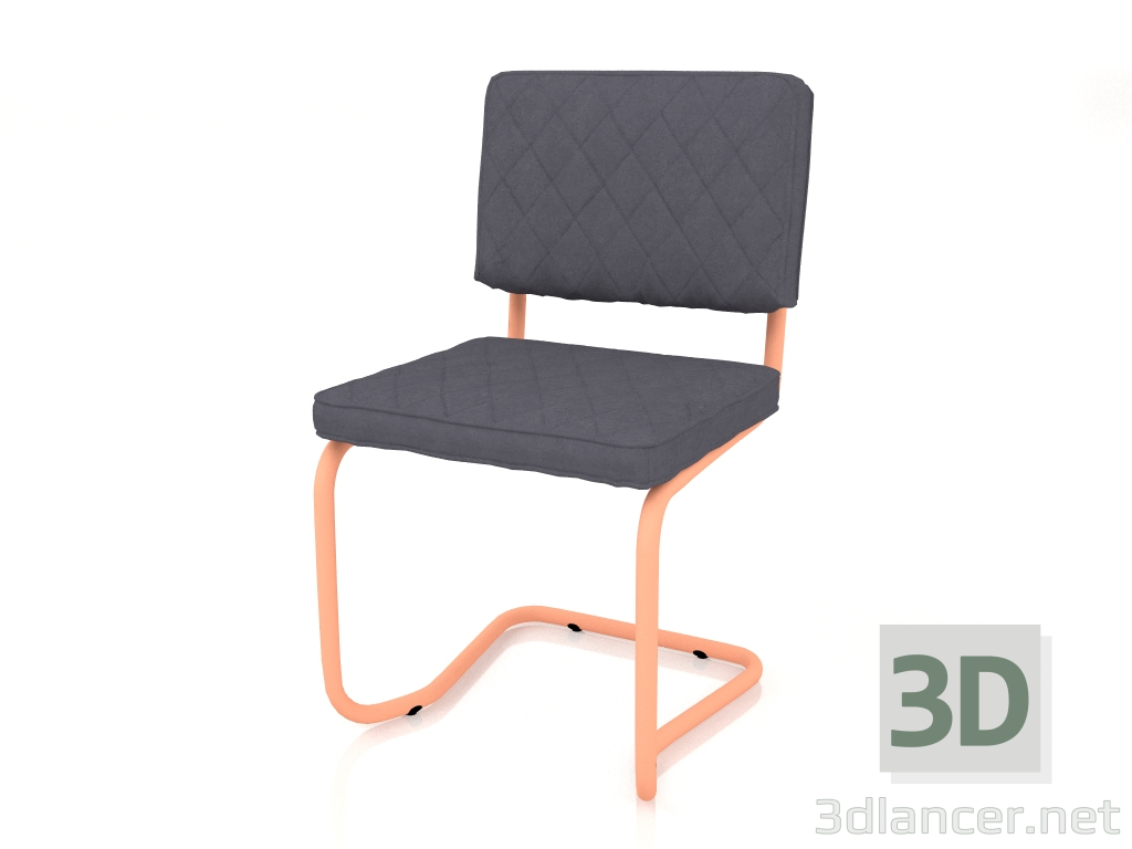 3d model Silla Diamond Kink (Gris Pebble) - vista previa