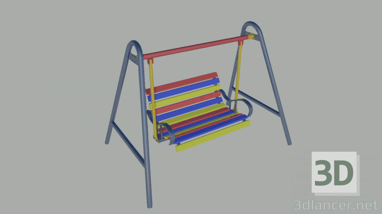 modello 3D Swing - anteprima