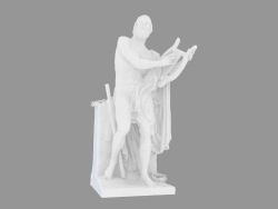 Marble sculpture Homer