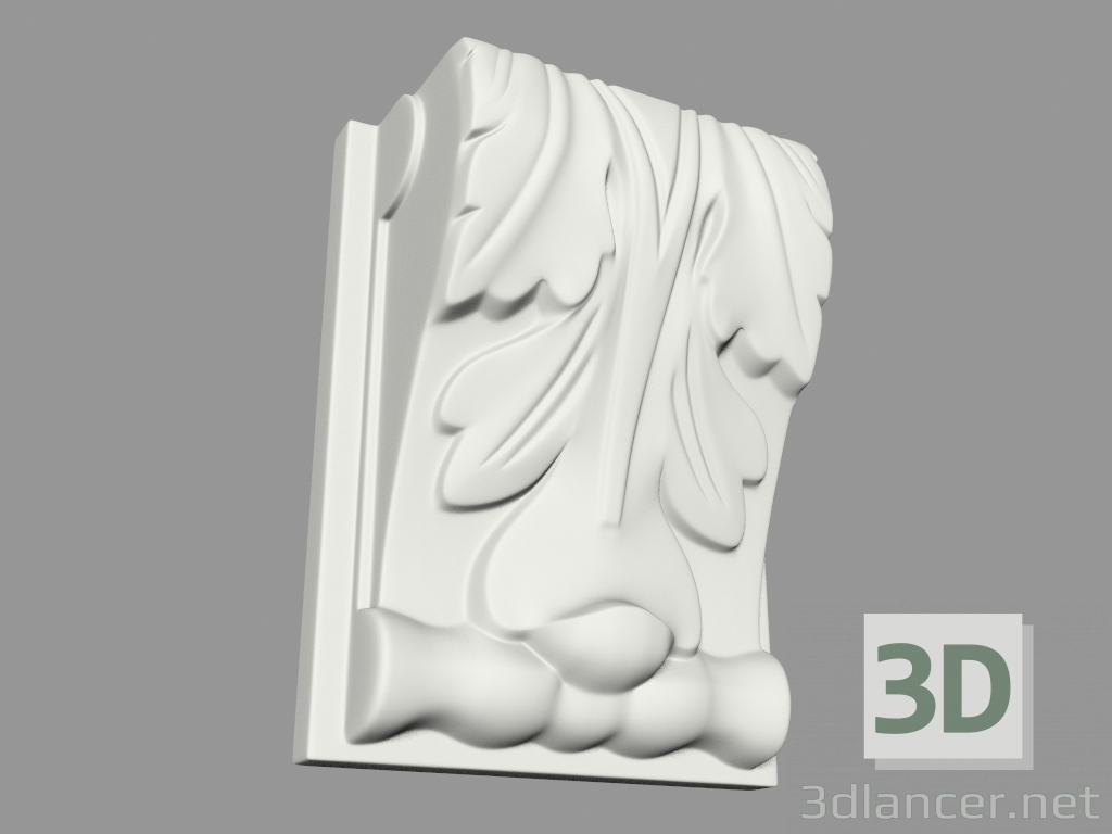 modello 3D Staffa (KR30) - anteprima