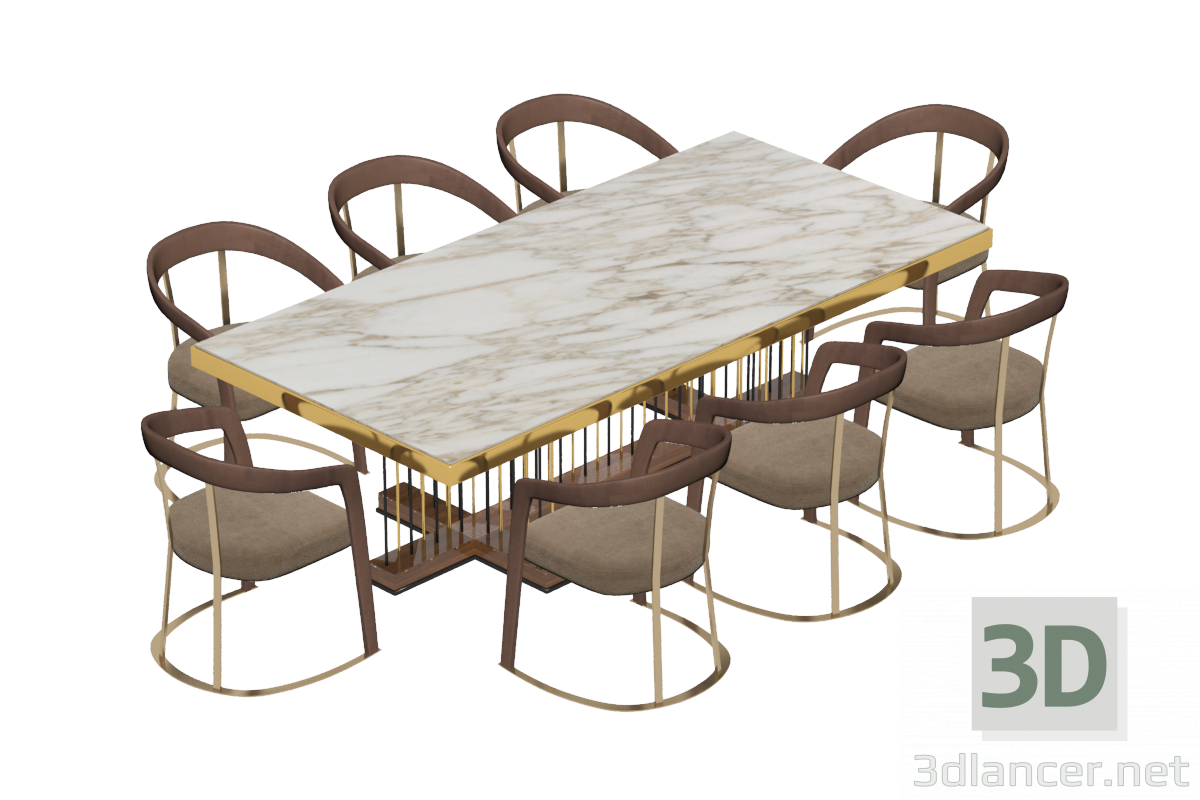 Tabla Schubert de Longhi 3D modelo Compro - render