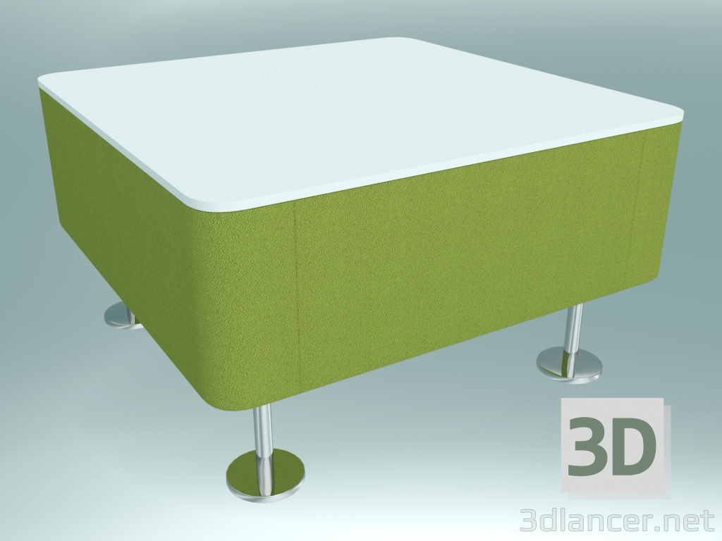 Modelo 3d Mesa quadrada (B) - preview