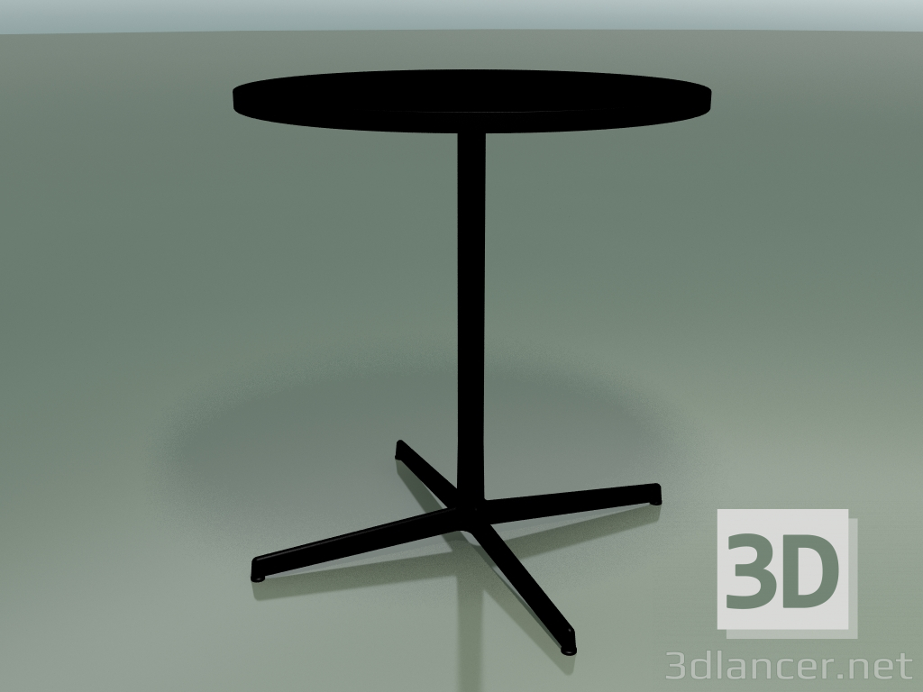 3D Modell Runder Tisch 5513, 5533 (H 74 - Ø 69 cm, Schwarz, V39) - Vorschau