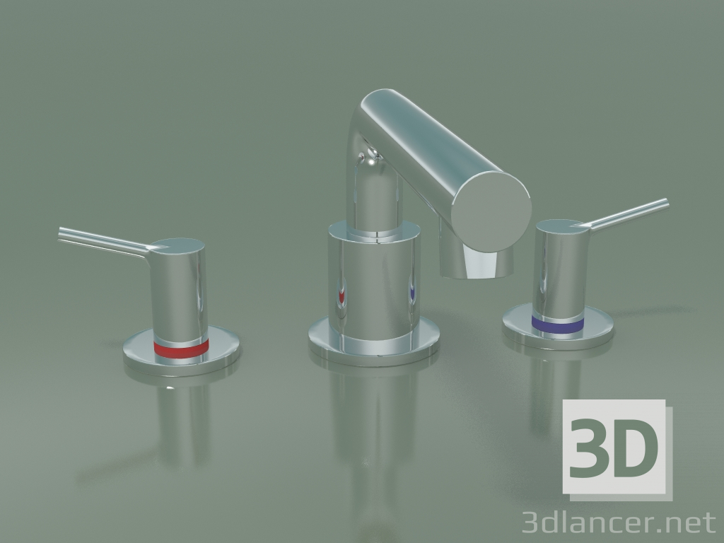 3d model Bath mixer (72415000) - preview