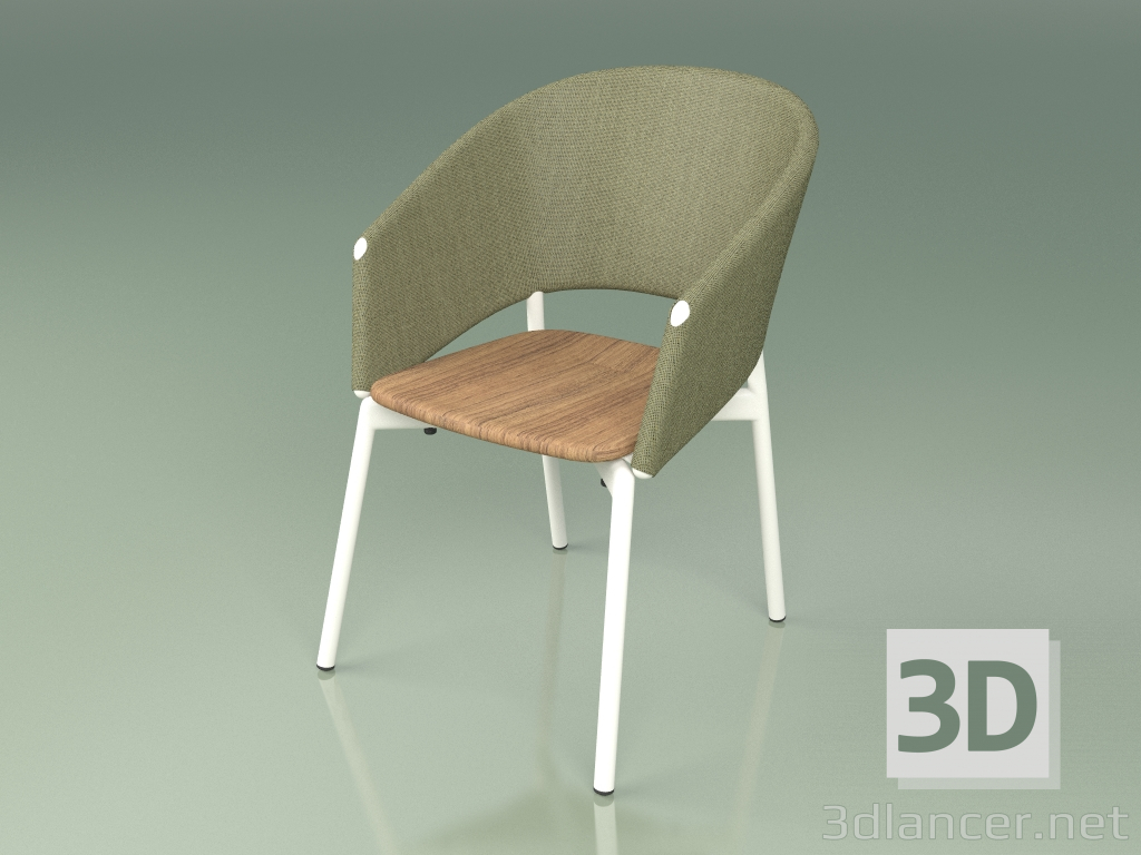 Modelo 3d Cadeira confortável 022 (Metal Milk, Olive) - preview