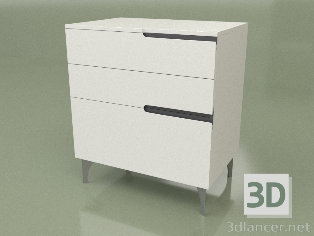 modèle 3D Commode GL 300 (Blanc) - preview