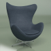 modèle 3D Fauteuil Egg (bleu foncé) - preview