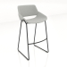 3d model Bar stool on high runners - preview