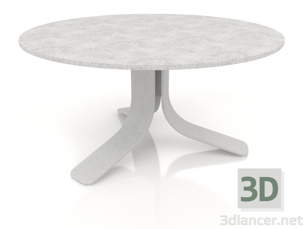 3d модель Стол кофейный Ø80 (Agate grey, DEKTON Kreta) – превью