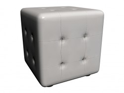 Pouffe Diva White