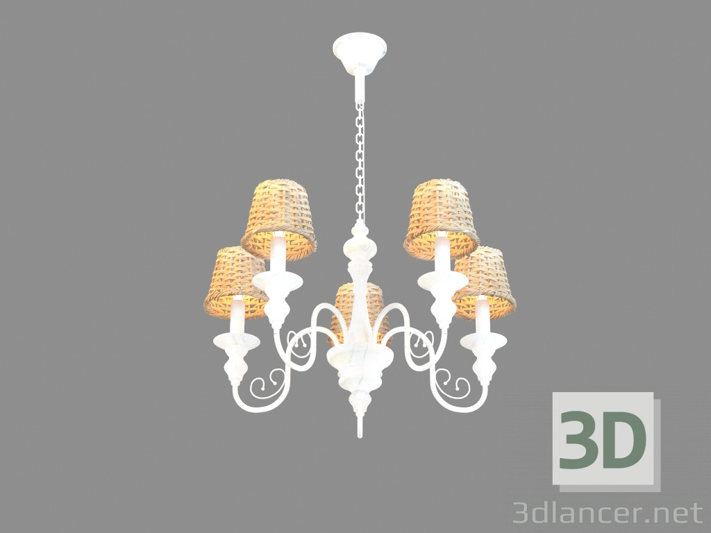 3d model Chandelier A3400LM-5BR - preview