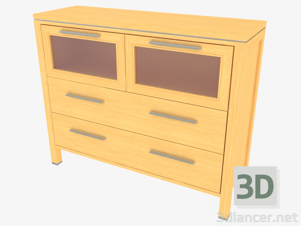 modèle 3D Commode (7230-41) - preview