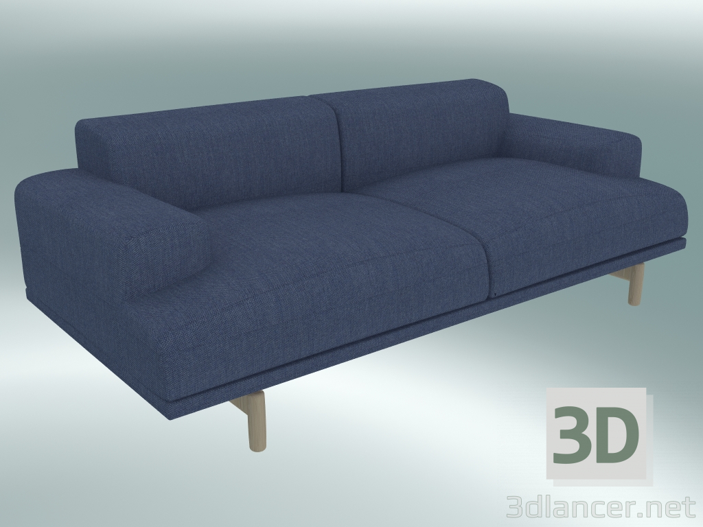 3d model Sofá doble Componer (Fiord 771) - vista previa