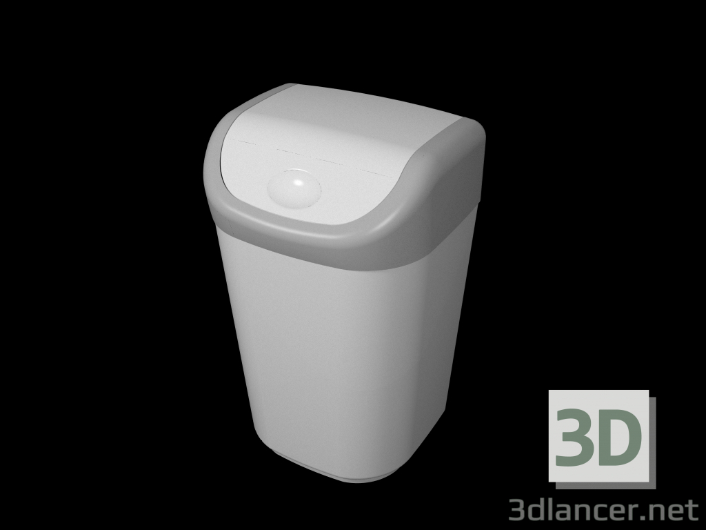 3d model Cesto de residuos - vista previa