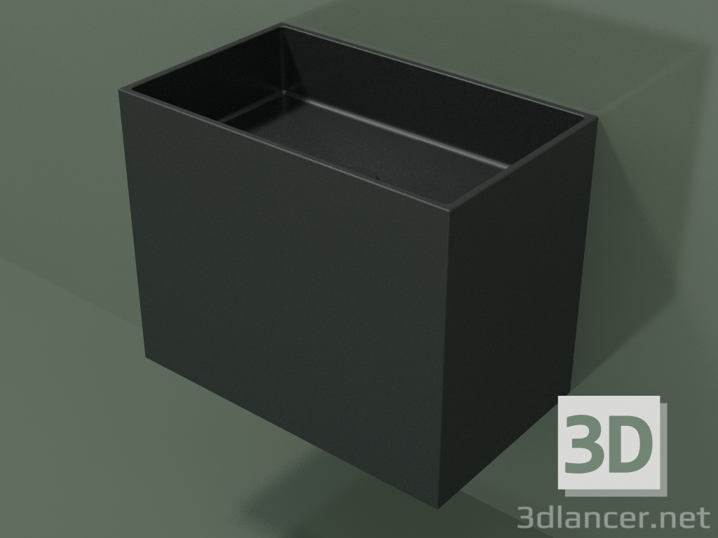 3d model Lavabo de pared (02UN33101, Deep Nocturne C38, L 60, P 36, H 48 cm) - vista previa