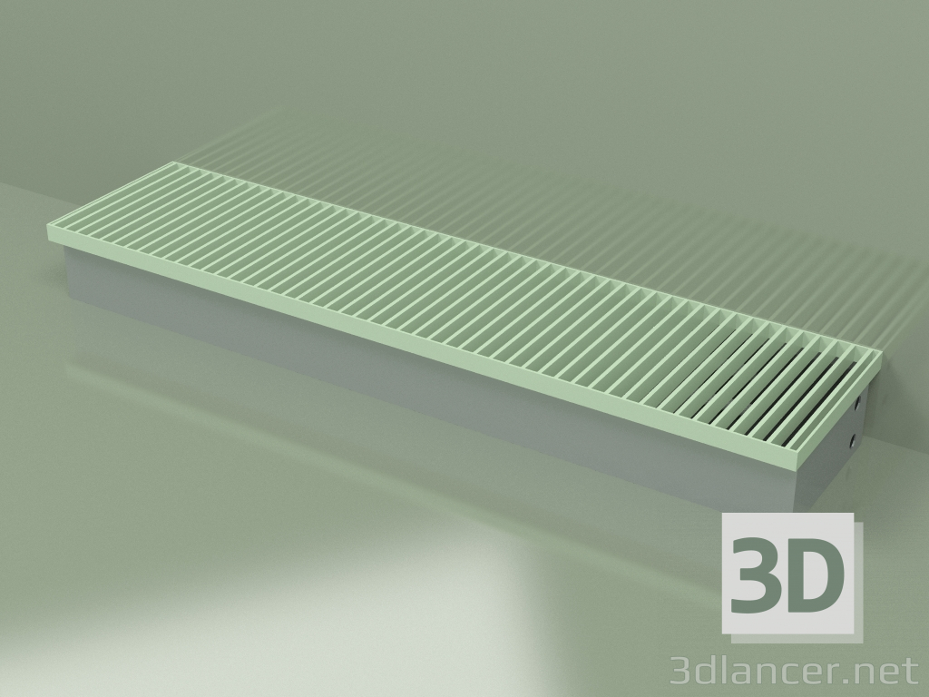 3d model Duct convector - Aquilo F2С (240х1000х110, RAL 6019) - preview