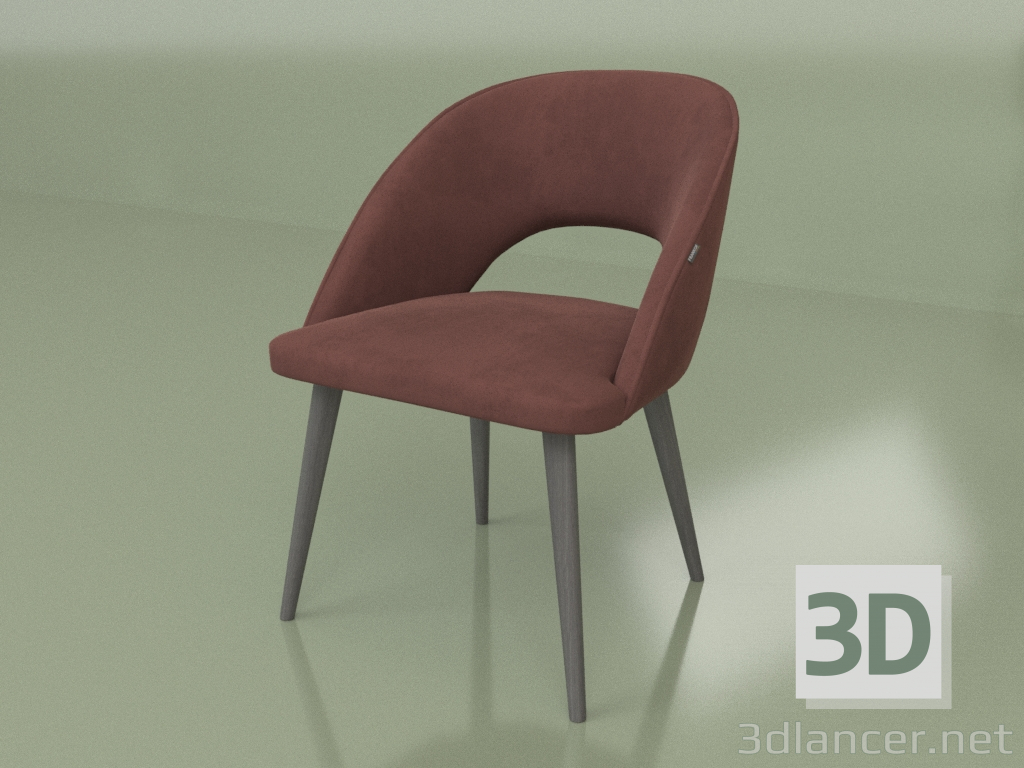 3d model Rocco chair (legs Black) - preview