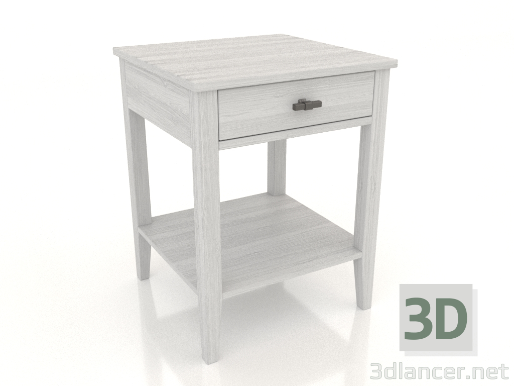 3D modeli Başucu sehpası STAND (beyaz RAL 9010) - önizleme