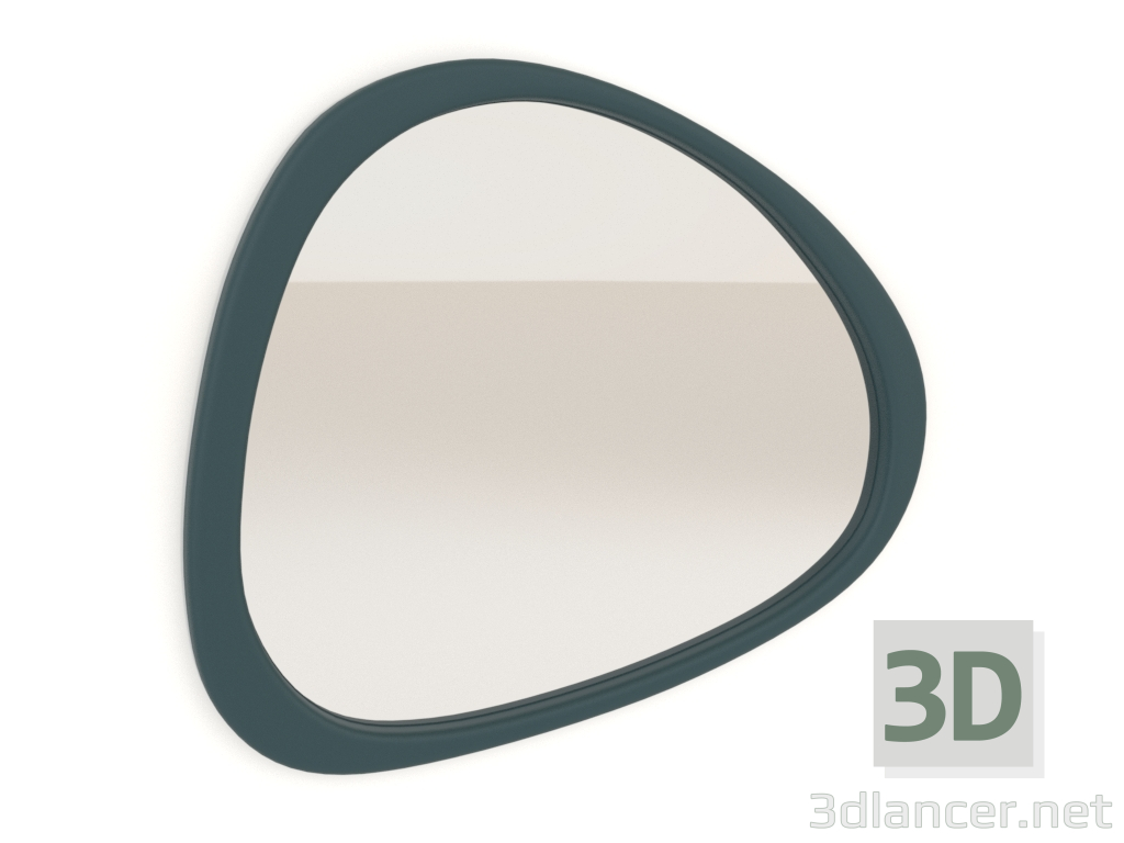 3d model Wall mirror small ASYM (sea wave) - preview