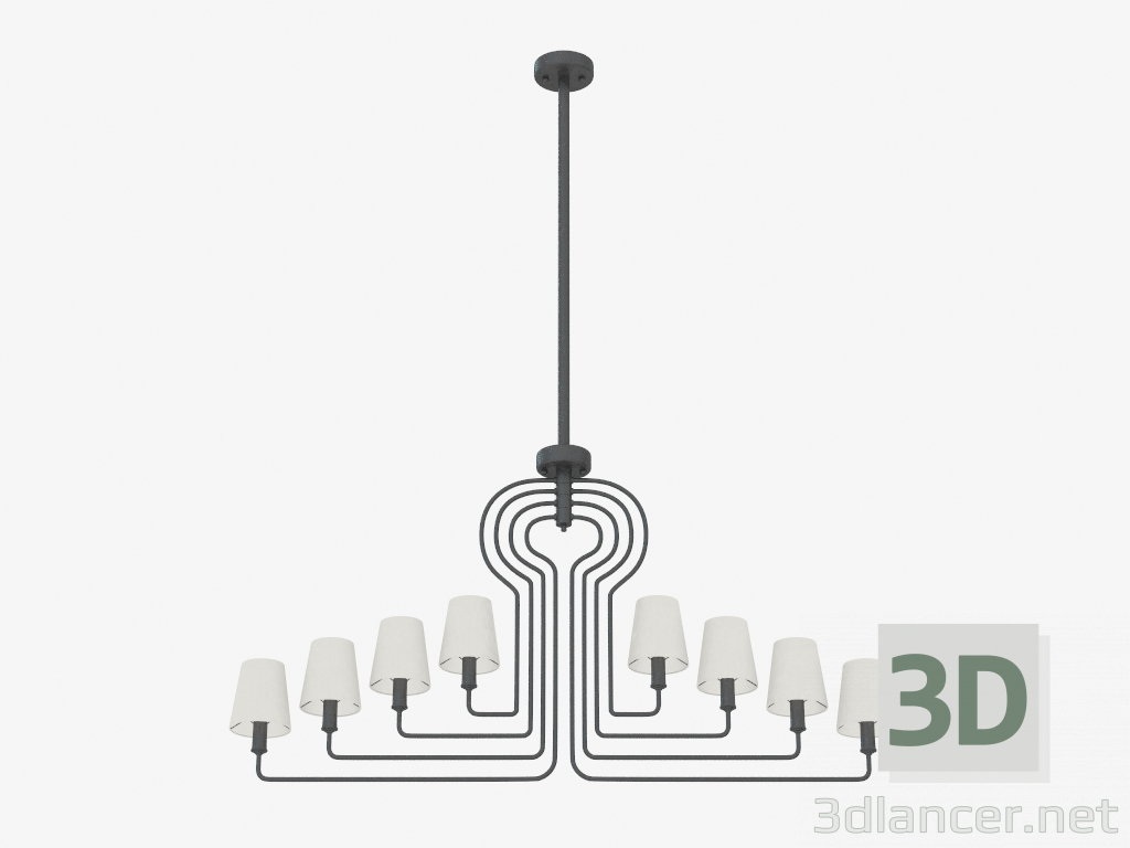 3d модель Люстра (S111017 8) – превью